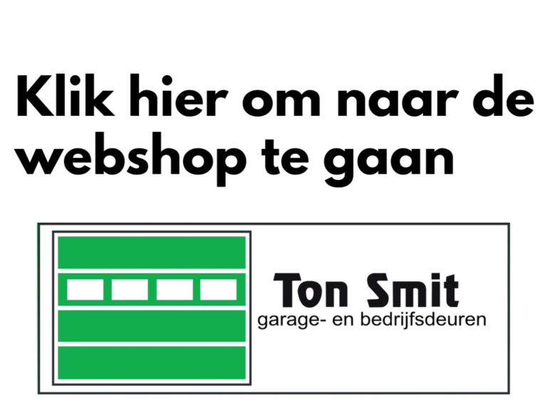 webshop Ton Smit Deuren onderdelen voor overheaddeuren en garagedeuren